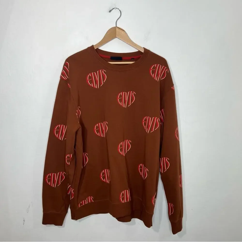 Scotch and Soda Elvis Organic Cotton Crewneck Sweatshirt Size XXL